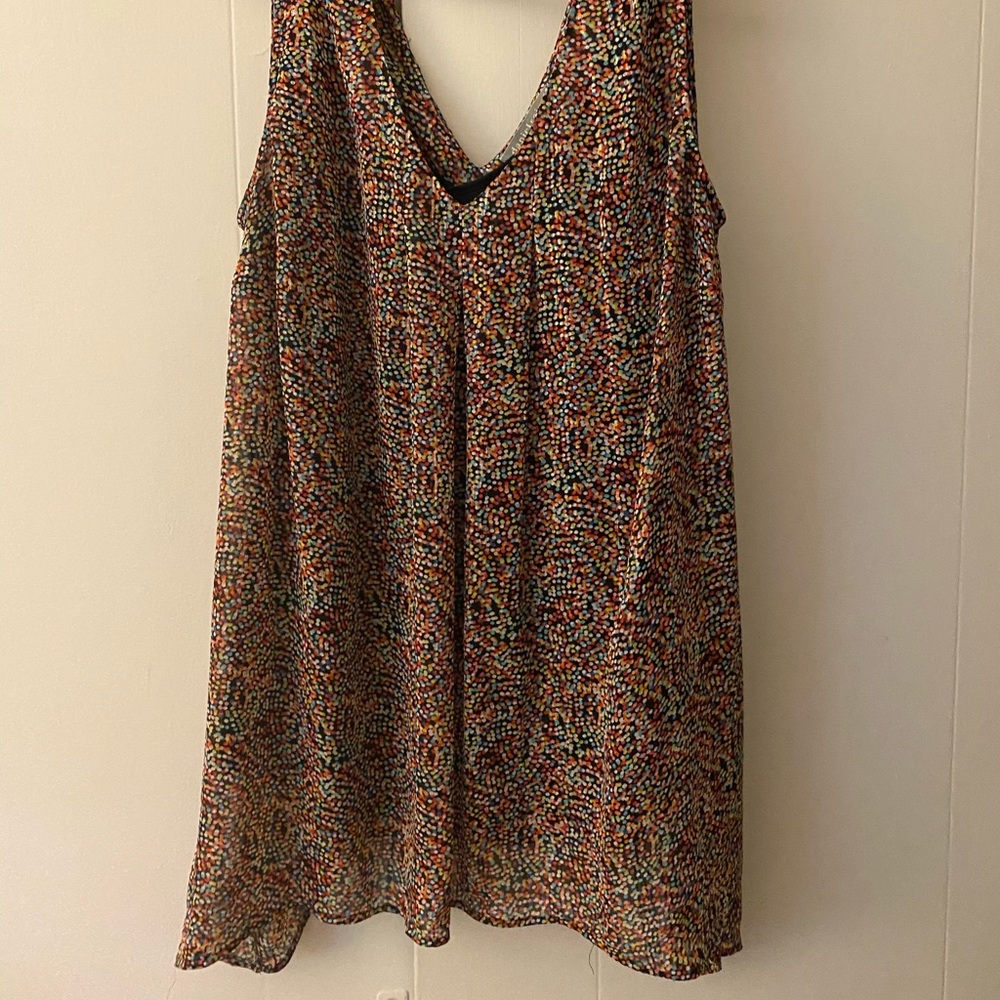 Flowy Tank with Black Cami